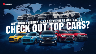 Why Suzuki Vehicles Are So Popular Worldwide: Check Out Their Top Cars